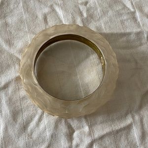 Alexis Bittar Handcarved Lucite Bracelet